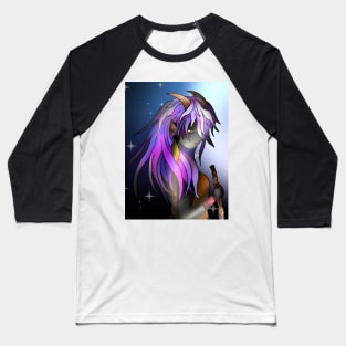 Beautiful tiefling (dark elf) druid Baseball T-Shirt